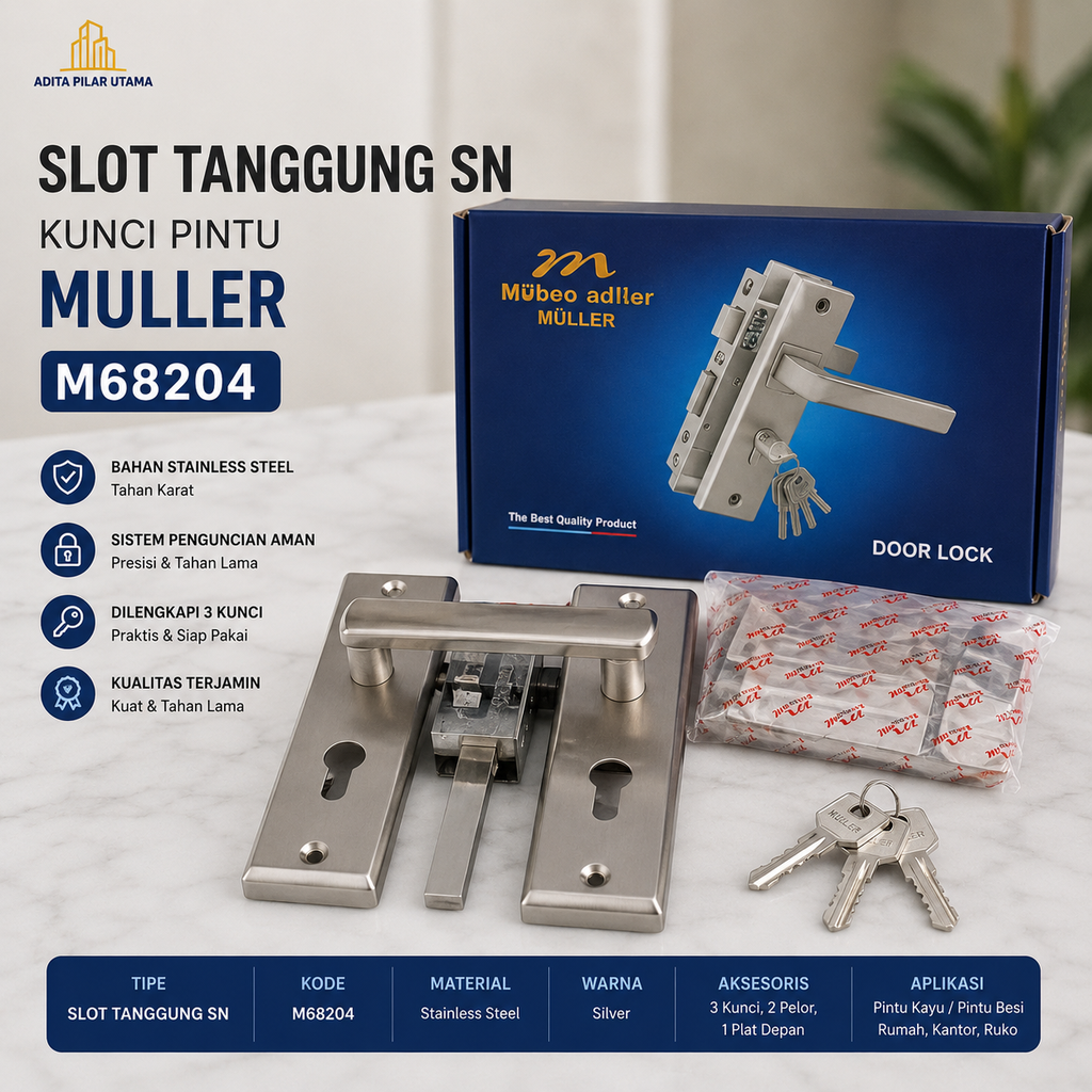 Slot Tanggung SN Kotak MuLLER M68204 (AA)
