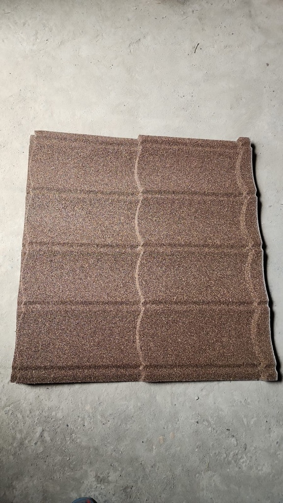 GENTENG METAL COKLAT SAKURA 83X88cm (AA)