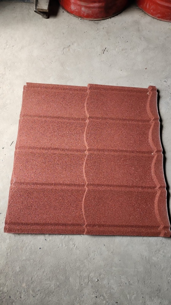 GENTENG METAL MERAH SAKURA 83cmx88cm (AA)