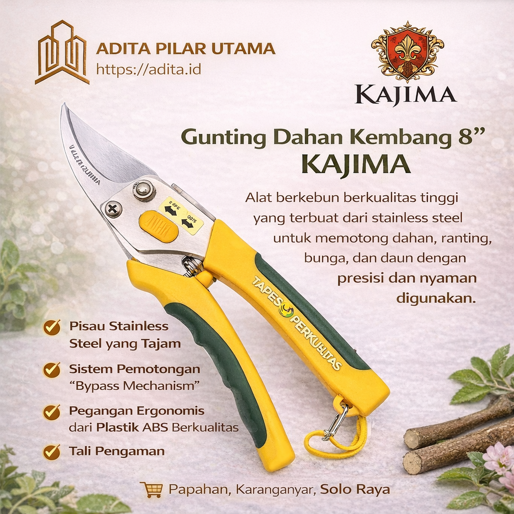 GUNTING DAHAN KEMBANG KAJIMA (AA)