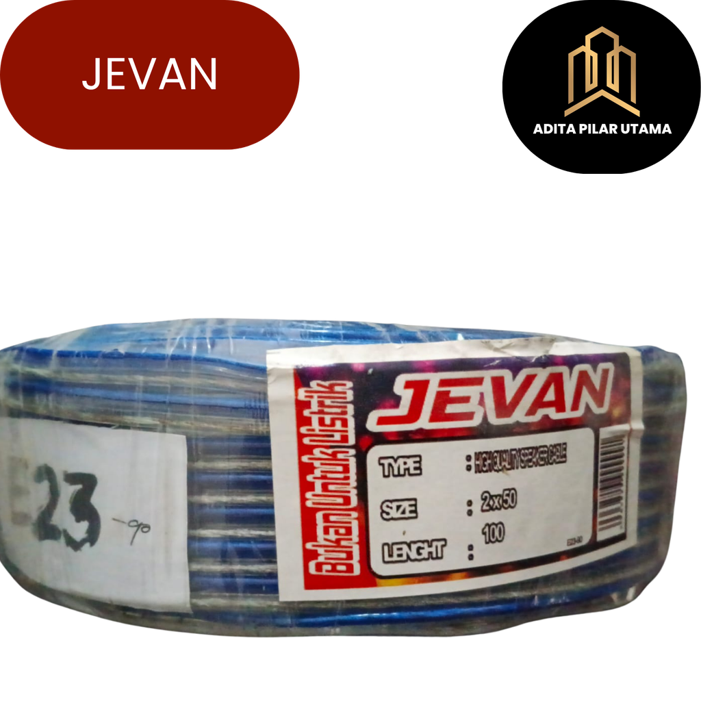KABEL TRANSPARAN 2X50 JEVAN  100 Y
