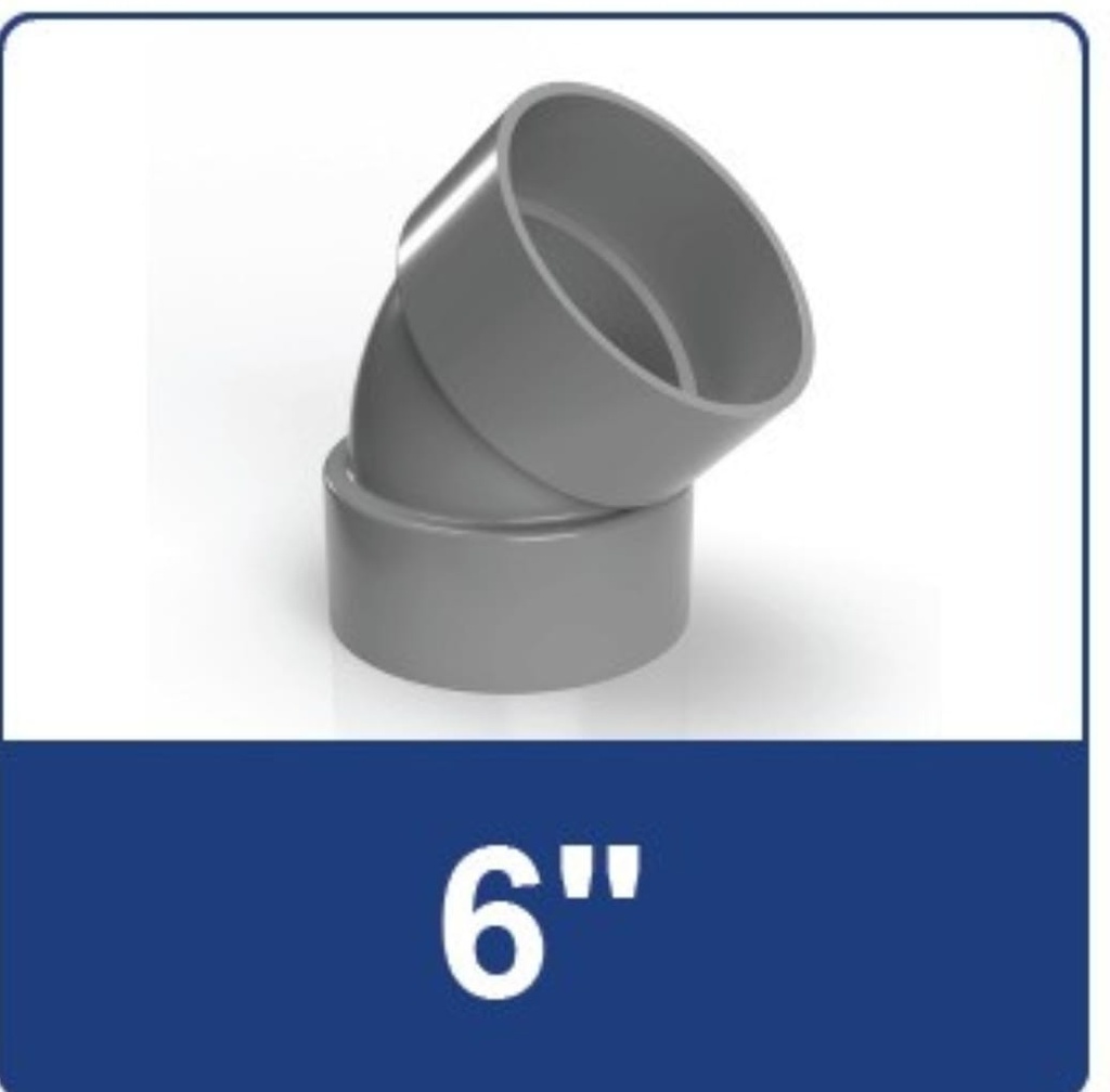 KNEE 6 INCH RUCIKA D 45°