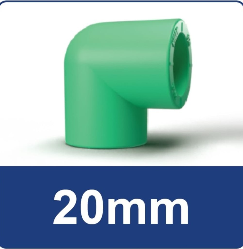 KNEE PPR ELBOW 90 DN 20MM RUCIKA