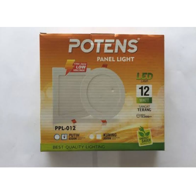 LAMPU PANEL DOWN LIGHT POTEN OB 12W