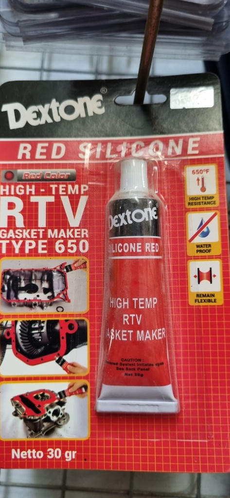 LEM KACA AUTO SEALEN RED SILICON KECIL DEXBOND