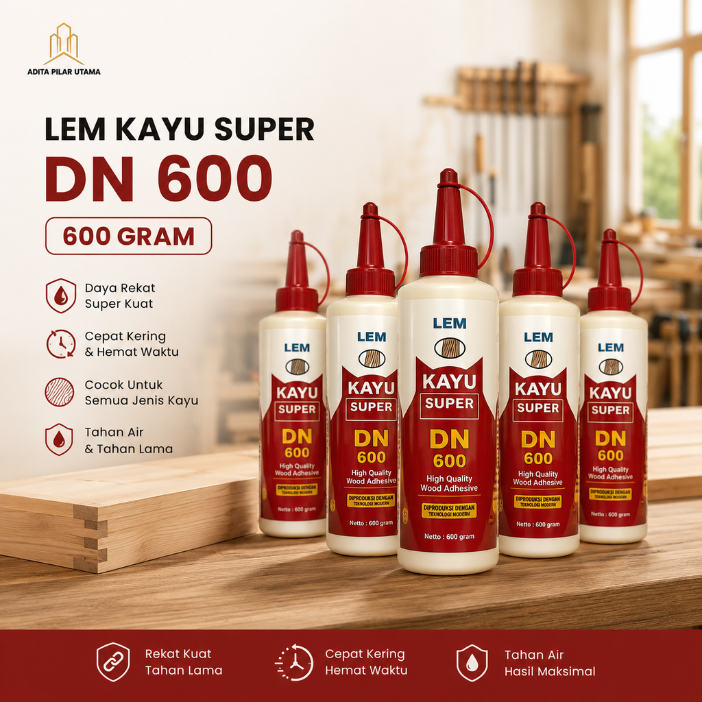 Lem Kayu Siper DN 600 gram (AA)