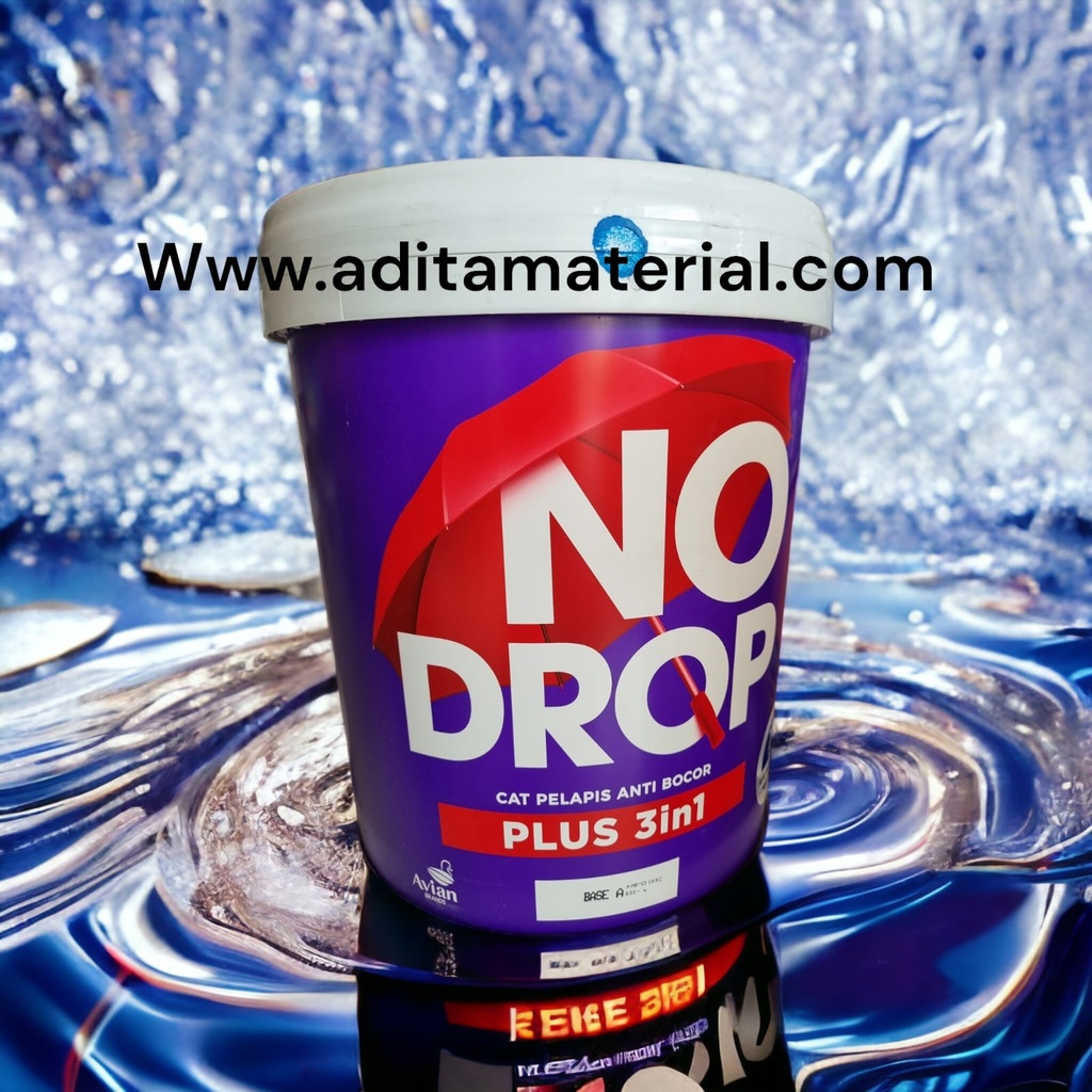 NO DROP 3IN1 009G PUTIH GALON CAT PUTIH (AA)