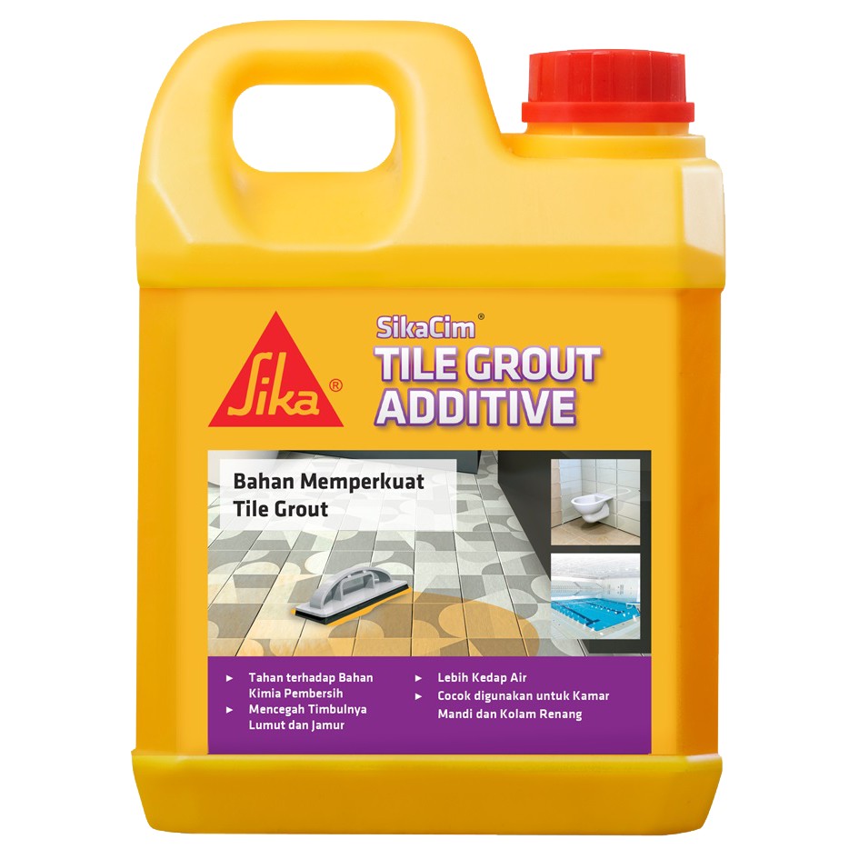 SikaCim® Tile Grout Additive 900ml ADITIF UNTUK PENGISI NAT KERAMIK (AA)