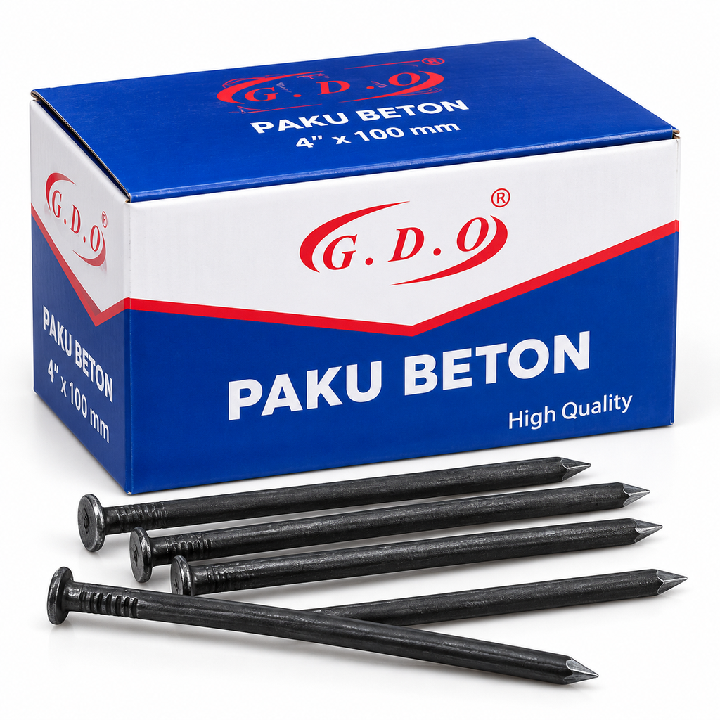 Paku Beton Paku Baja Hitam 10cm - 4" BIJIAN (AA)