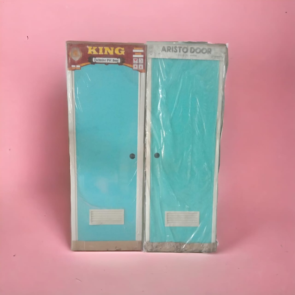 PINTU PVC B ARISTON DOOR BIRU 70X195
