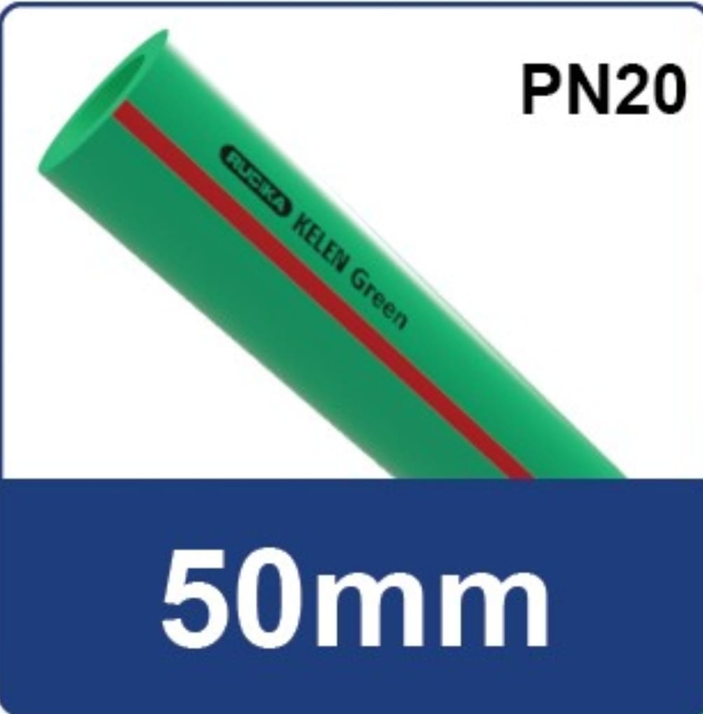 PIPA PPR DN 50 MM PN20 RUCIKA (AA)