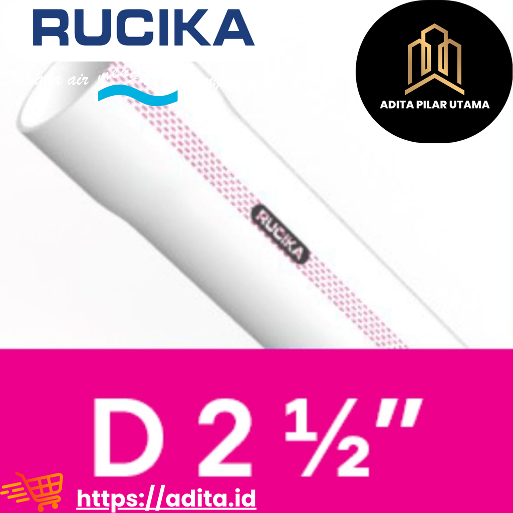 PIPA PVC D 2½" RUCIKA D 2 1/2 DIM RD