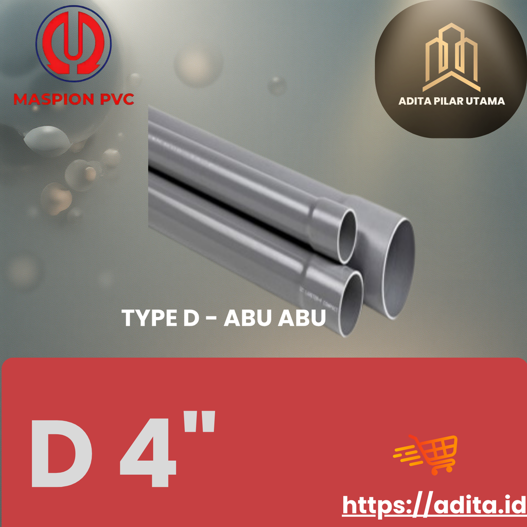 PIPA PVC D 4 DIM MASPION ABU
