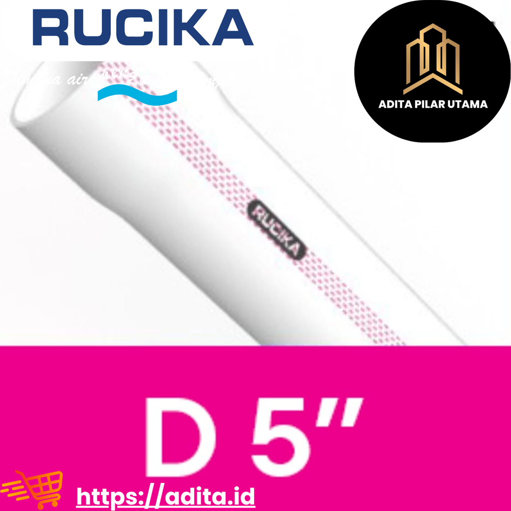PIPA PVC D 5" RUCIKA D 5 DIM RD
