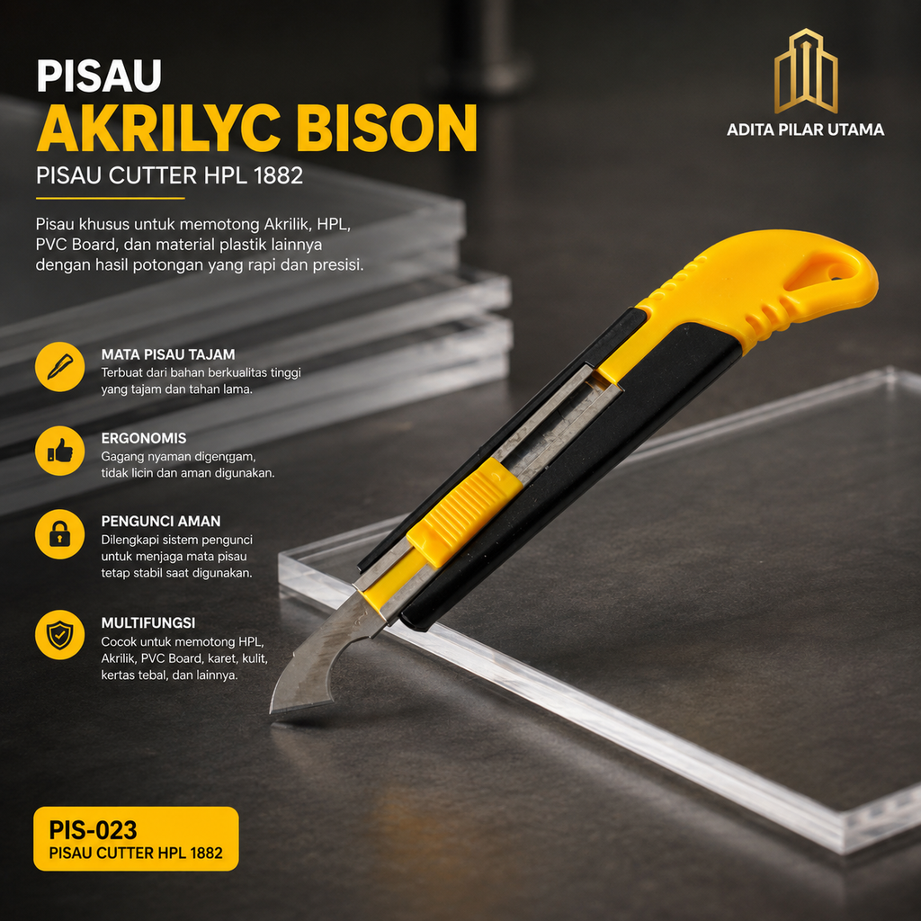 PISAU AKRILYC BISON