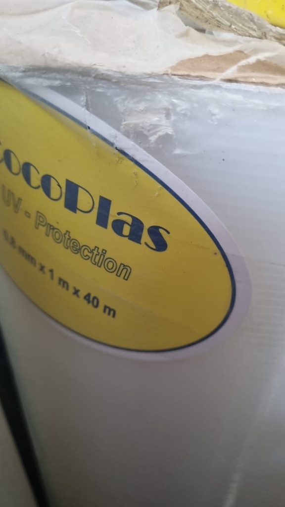 PLAT SHEET PUTIH GARIS 080X1X40M COCOPLAS (AA)