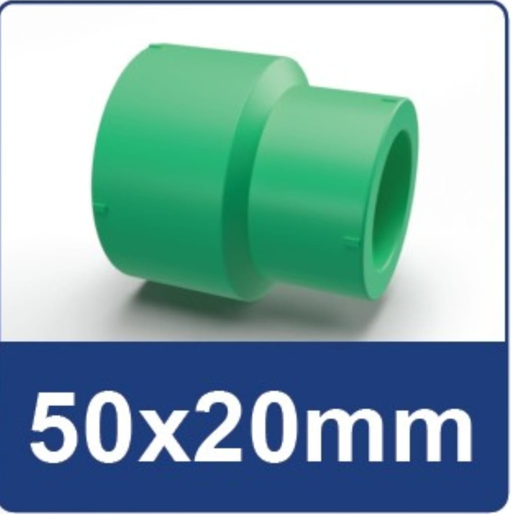 REDUCER PPR DN 50X20 MM RUCIKA