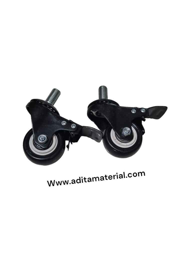 RODA RHJ PU HITAM S 50/R BWS 1/2 BEARING REM