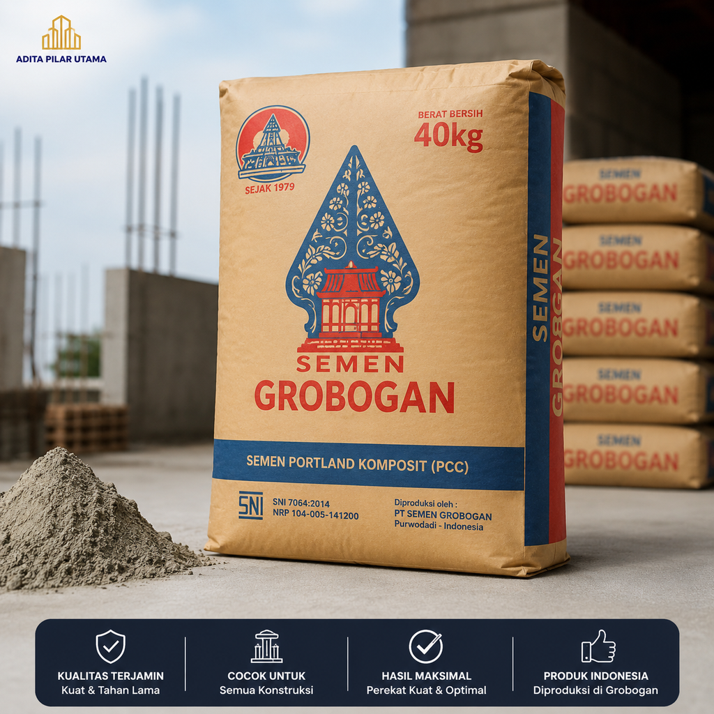 Semen Grobogan Semen Pcc Grobogan - 40Kg (AA)