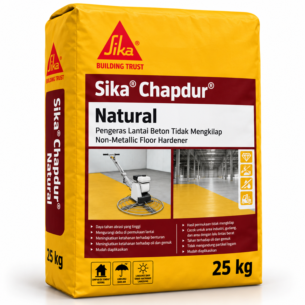 SikaChapdur® Natural 25Kg PENGERAS LANTAI BETON NON METALIC 25Kg (AA)