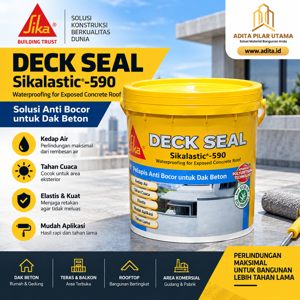 Sikalastic®-590 Deckseal, 4kg GREY (AA)