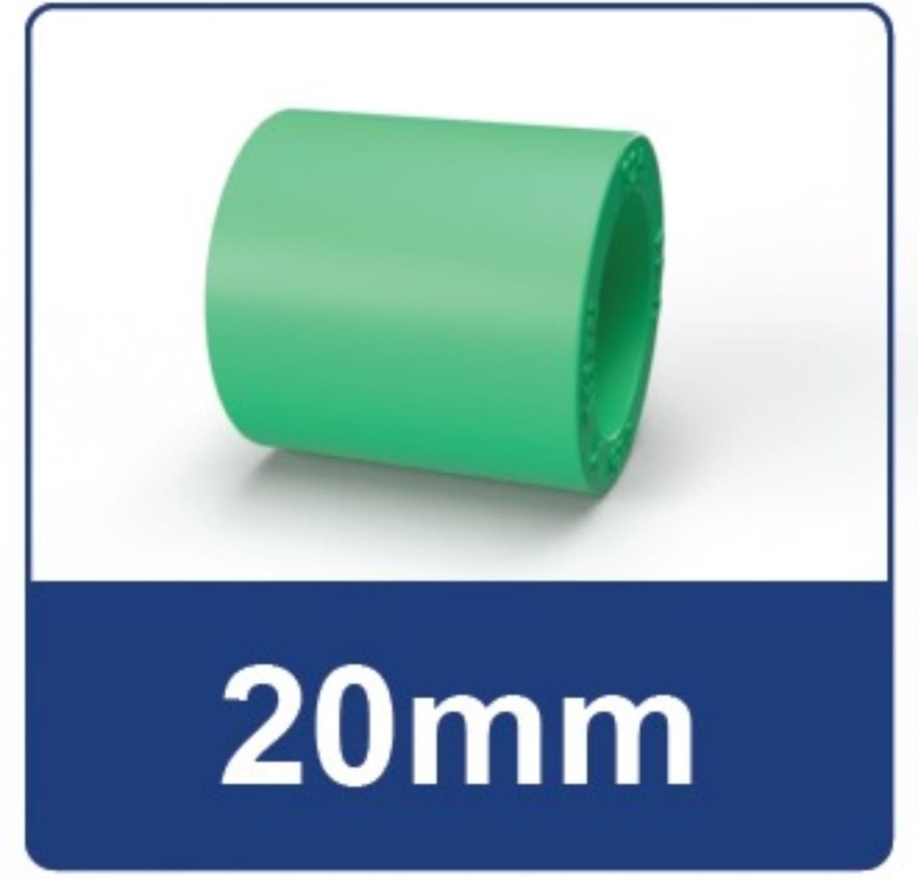 PPR COUPLER DN 20 MM RUCIKA