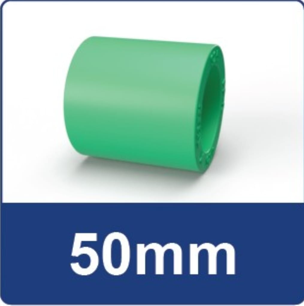 Ppr Coupler DN 50mm Rucika / Sock Ppr 1½" RUCIKA (AA)