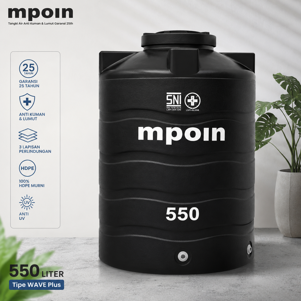 MPOIN TANDON MPOIN TANGKI W 550 LT WAVE PLUS HITAM (AA)