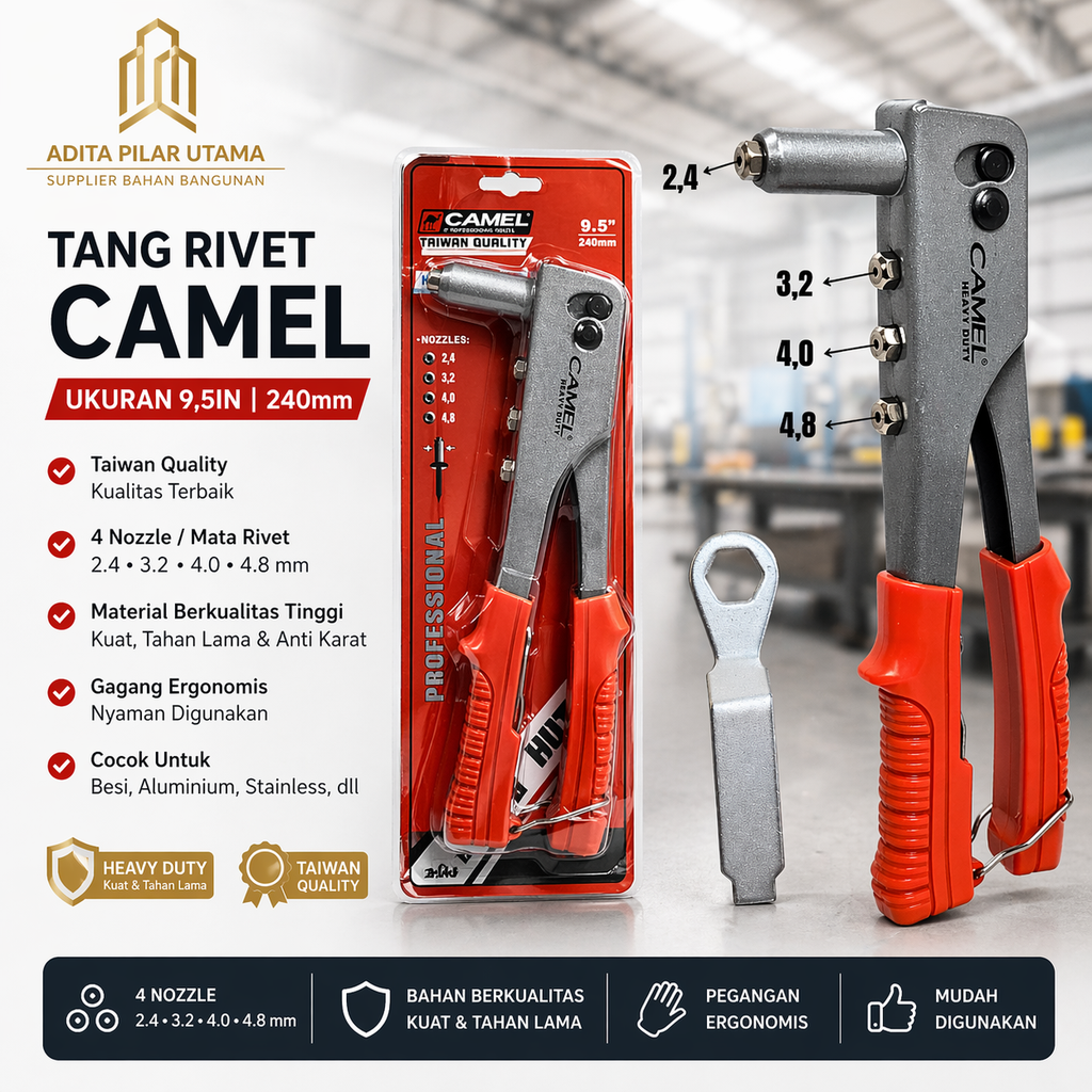 TANG RIVET HD CAMEL