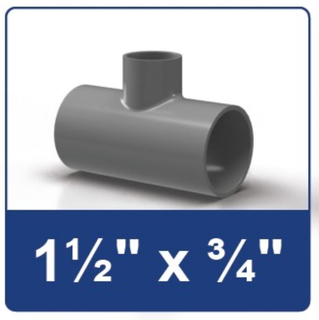 TEE 1 1/2 X 3/4  RUCIKA (AA)