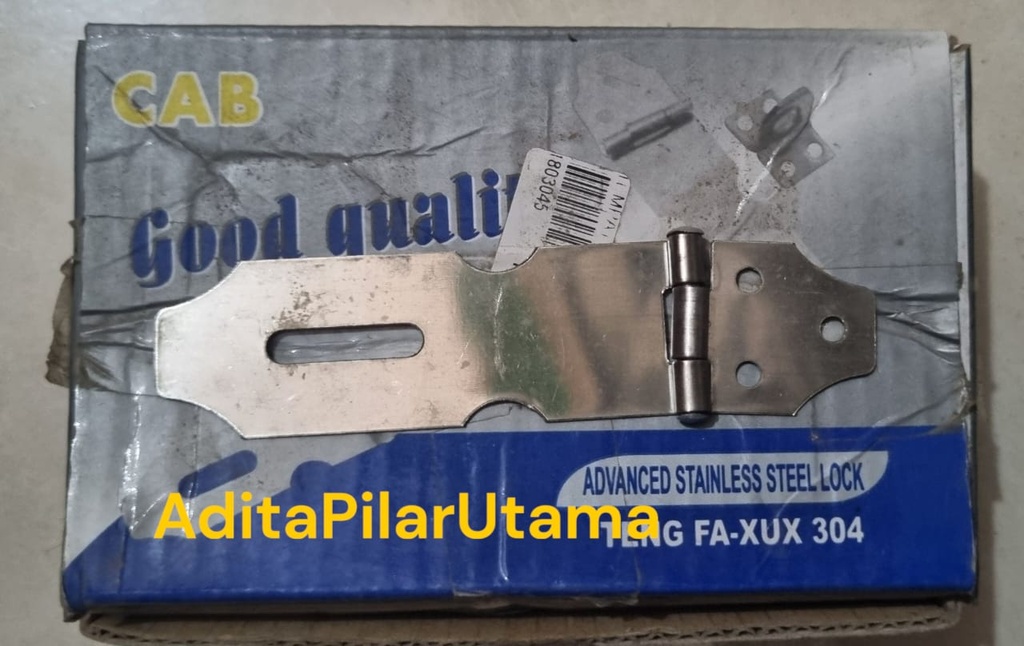 TEMPAT GEMBOK OVERVAL 3 IN STAINLESS