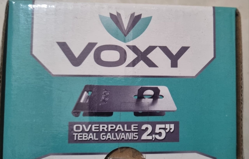 TEMPAT GEMBOK OVERVAL PUTIH 2.5 IN VOXY