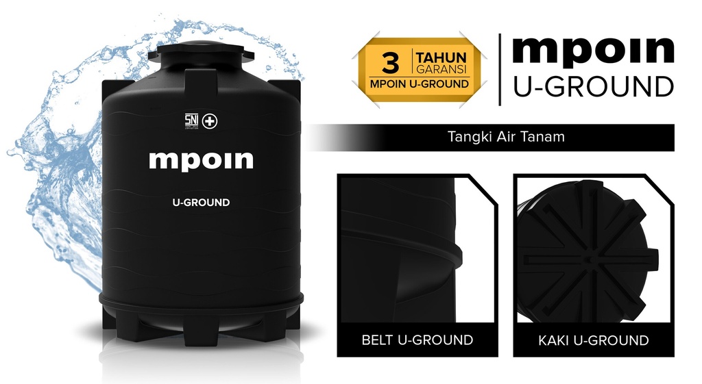 UNDERGROUND TANK MPOIN U 600 ISI 550LT (AA)