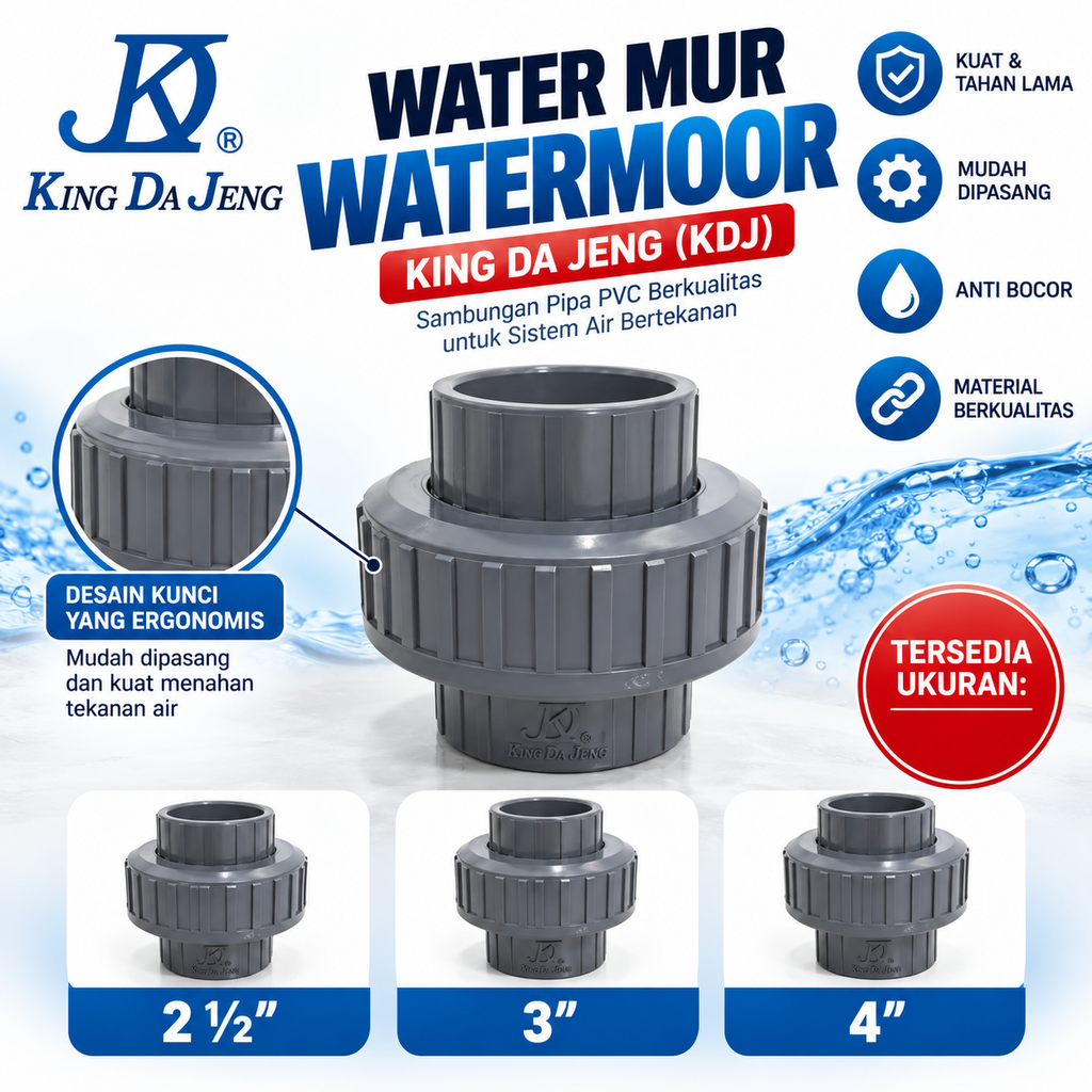 Water Mur 2½" Watermoor KDJ King Da Jeng