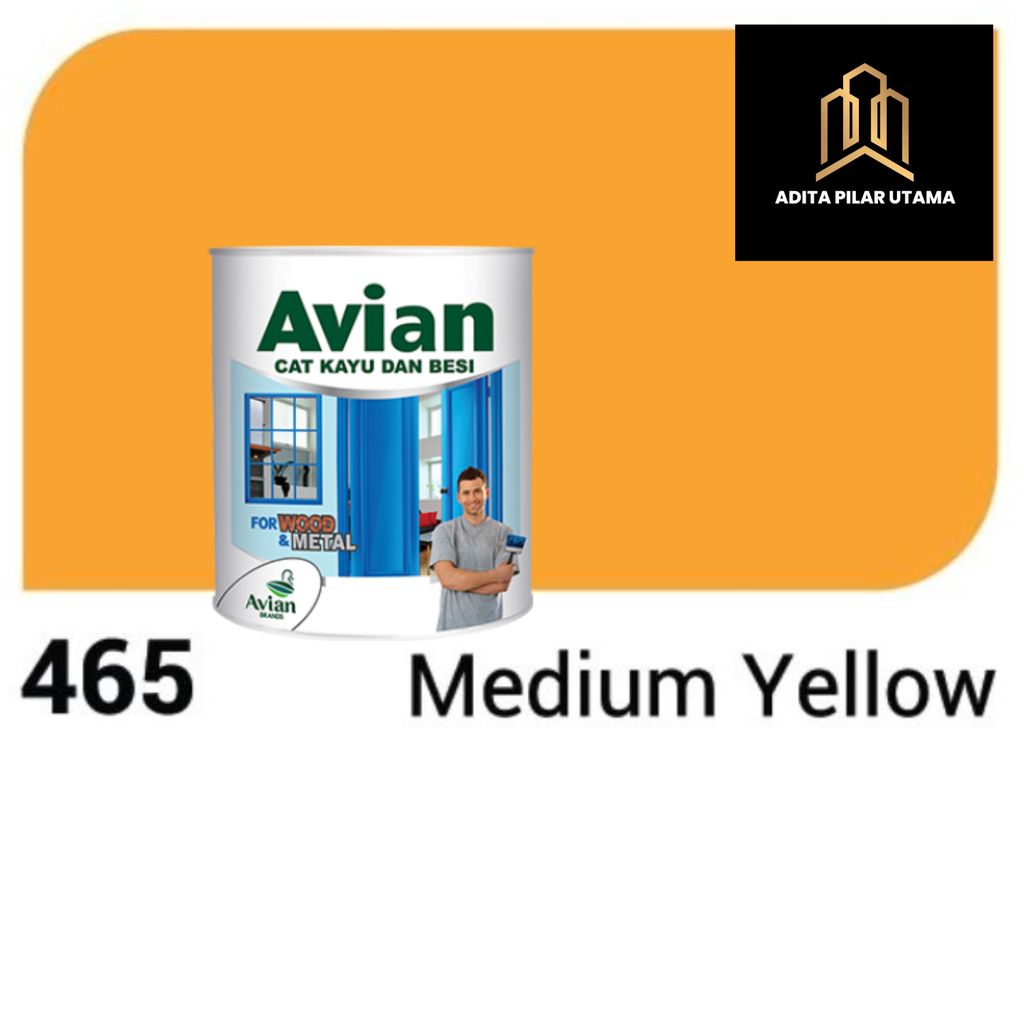 AVIAN 465 MEDIUM YELLOW 100CC (AA)