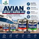 AVIAN EPOXY SUPER (2K)- LEM EPOXY 340 Gram/SET HARDERNER + RESIN (AA)