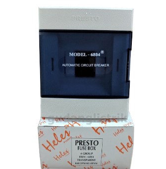 BOX MCB PRESTO 4 GROUP - FUSE BOX 6804 (AA)