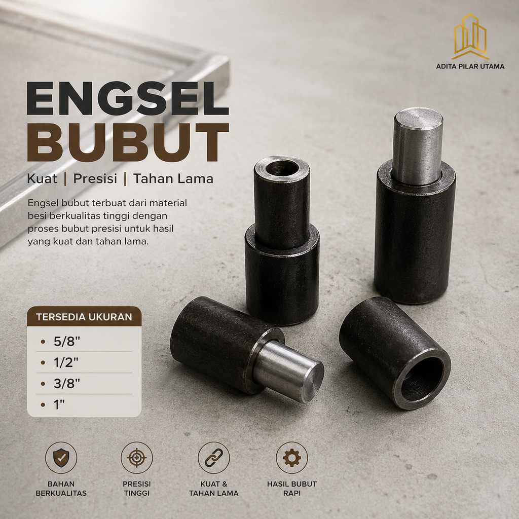 ENGSEL BUBUT ½" (∅12.00) (AA)