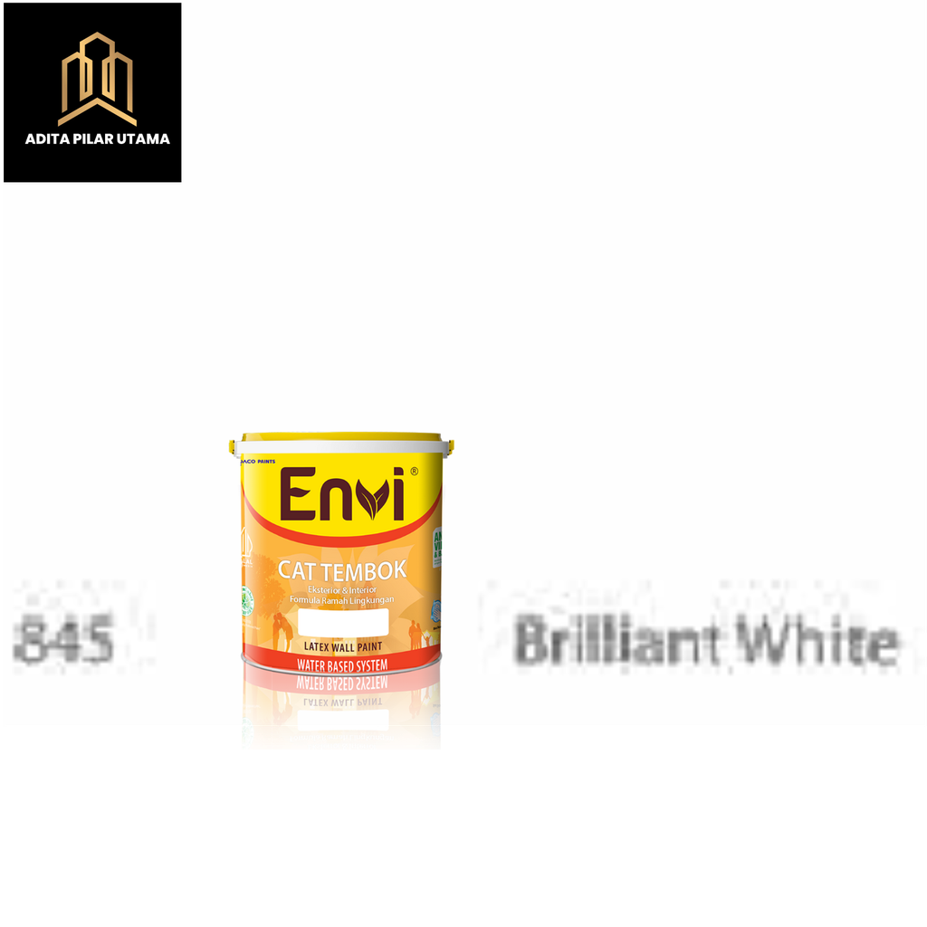 ENVI 845P BRILLIANT WHITE - CAT PUTIH (AA)