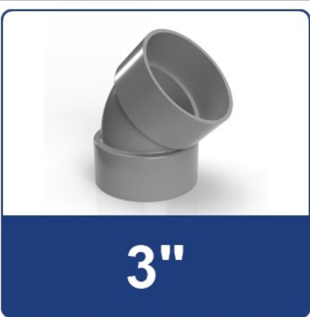 KNEE 3 DIM RUCIKA D  45° (AA) (1D=35BJ)