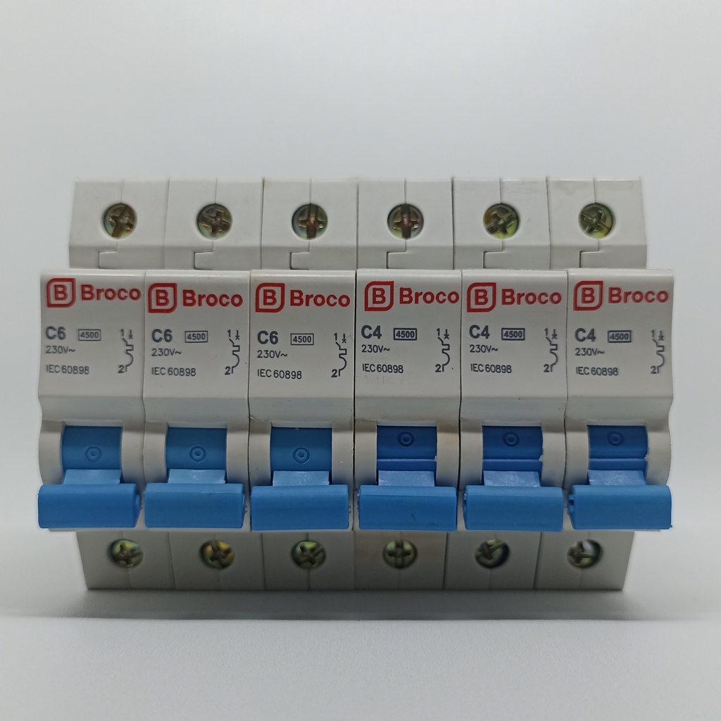 MCB BROCO 6 A - CIRCUIT BREAKER (AA)