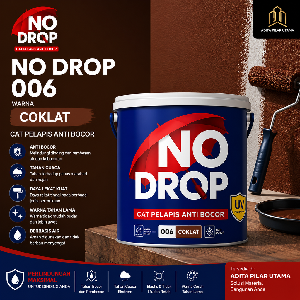 NO DROP 006K COKLAT - KL (AA)