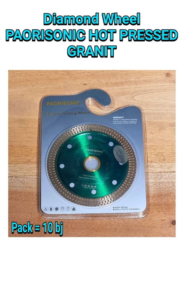 PAORISONIC HIJAU - POTONG KERAMIK-GRANIT (AA)