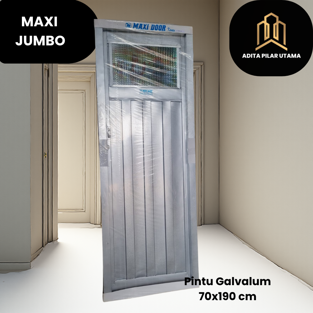 PINTU GALVALUM 70x190 (KIRI) MAXI DOOR JUMBO (AA)