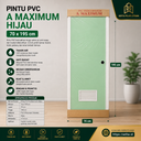 PINTU PVC A MAXIMUM HIJAU 70x195 (AA)