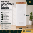 PINTU PVC A MAXIMUM PUTIH 70X195 (AA)