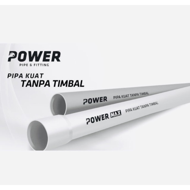 PIPA PVC D 2 DIM POWER MAX PUTIH (AA)