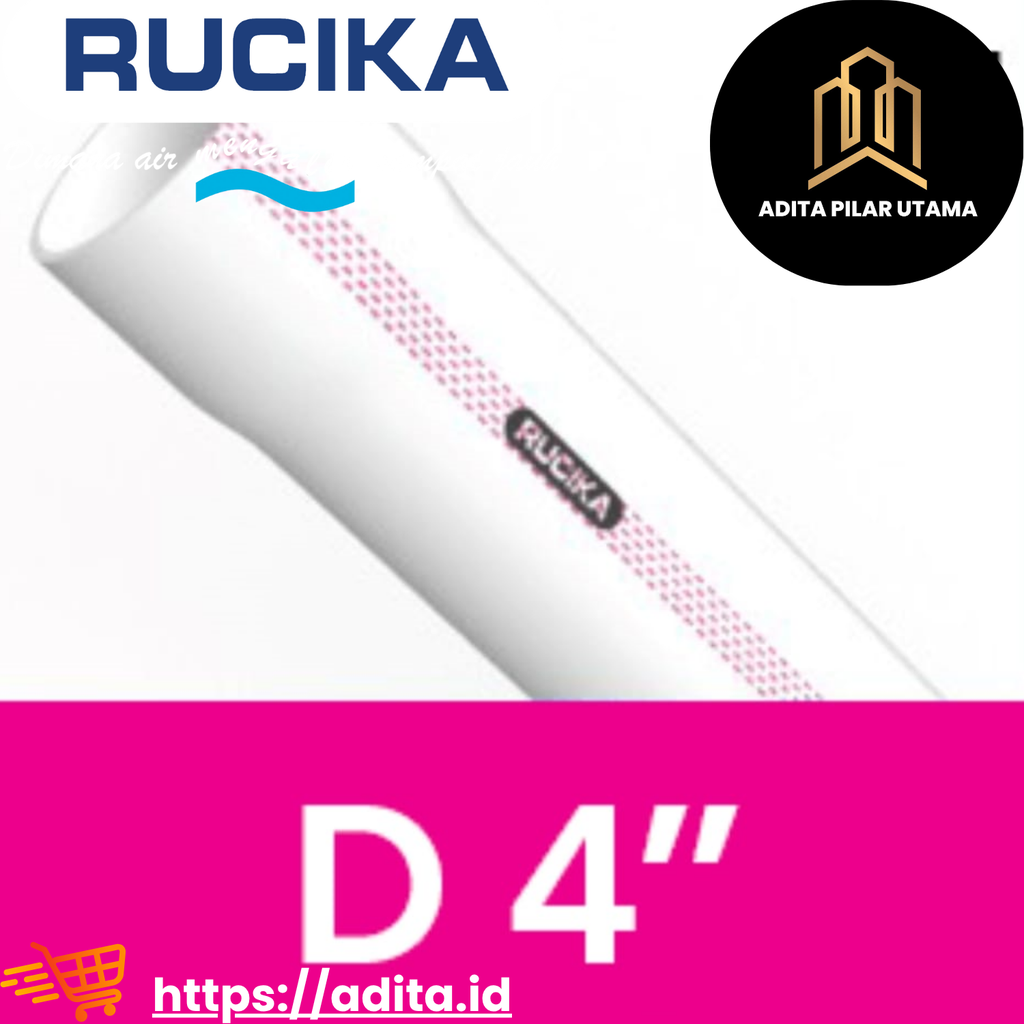 PIPA PVC D 4" RUCIKA D 4 DIM RD (AA)