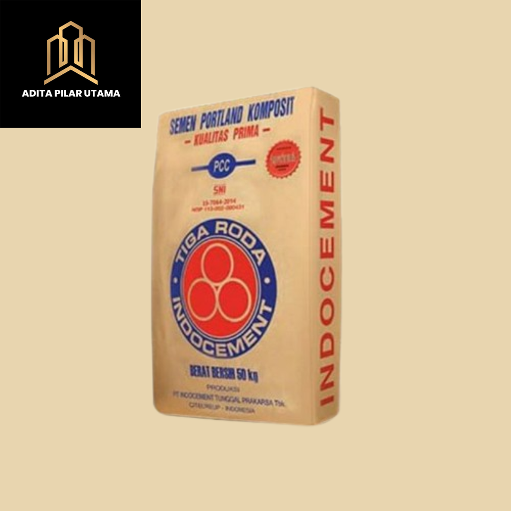 SEMEN TIGA RODA SEMEN PCC TIGA RODA - 40Kg (AA)