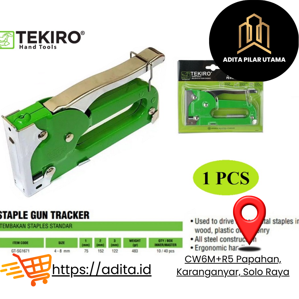 STAPLES GUN TEKIRO 4-8MM (AA)